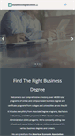 Mobile Screenshot of businessdegreeonline.com